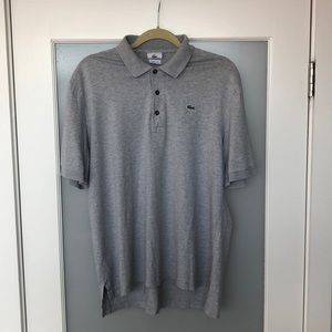 Lacoste Men’s Polo - Grey - Size 6